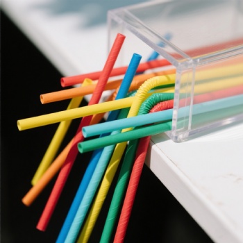 6*190mm Size Eco Friendly Juice Cocktail Paper Straw