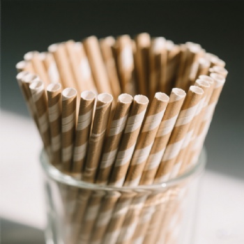 Colorful Black Pink Eco Biodegradable Paper Straws For Drinks