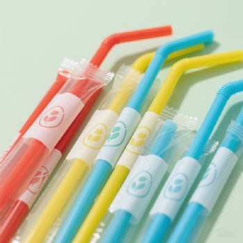 Custom Boba Tea PLA Biodegradable Eco Friendly Drinking Straw